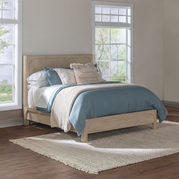 Solano 81-inch California King Panel Bed Weathered Mango