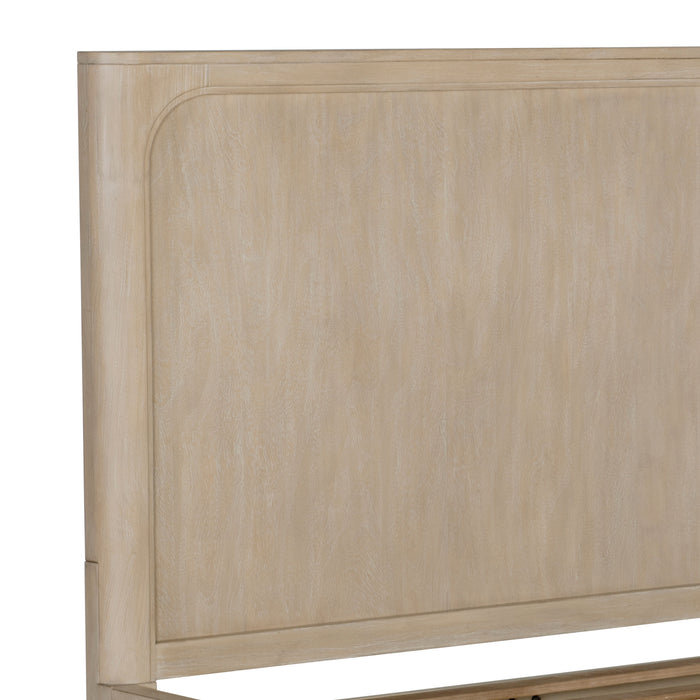 Solano 81-inch California King Panel Bed Weathered Mango