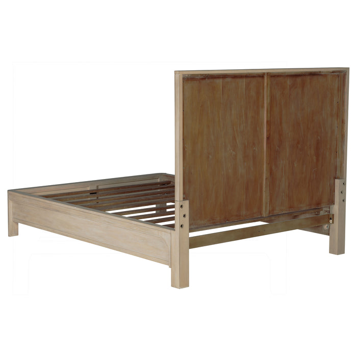 Solano 56-inch Queen Panel Bed Weathered Mango