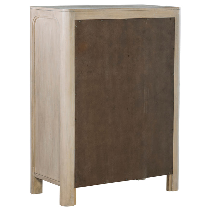 Solano 5-drawer Bedroom Chest of Drawers Weathered Mango