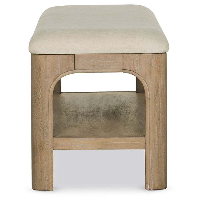 Solano 52-inch Bedroom Bed End Bench Weathered Mango