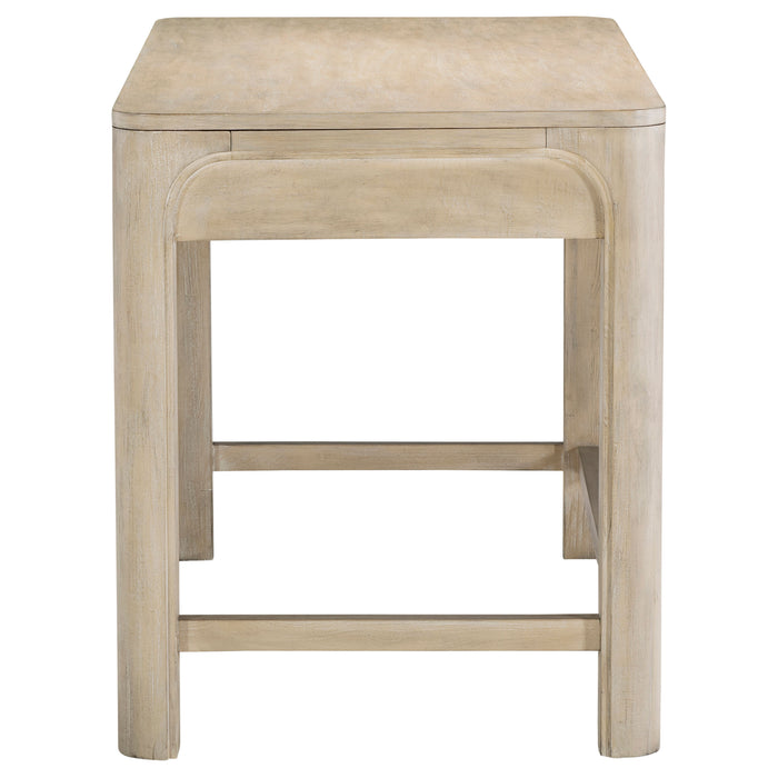 Solano 2-drawer Makeup Table Vanity Desk Weathered Mango