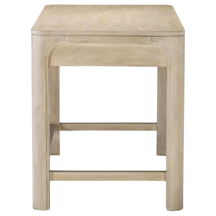 Solano 2-drawer Makeup Table Vanity Desk Weathered Mango