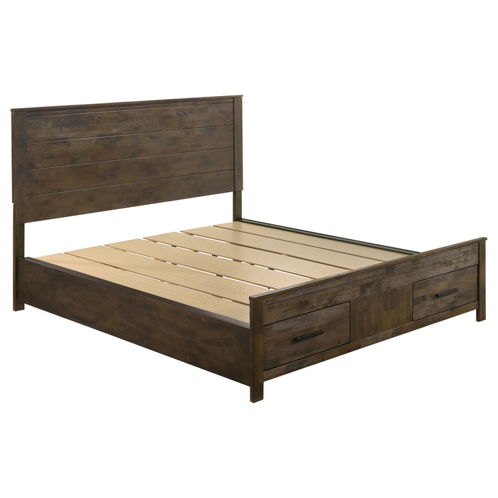 Woodmont 4-piece California King Bedroom Set Golden Brown