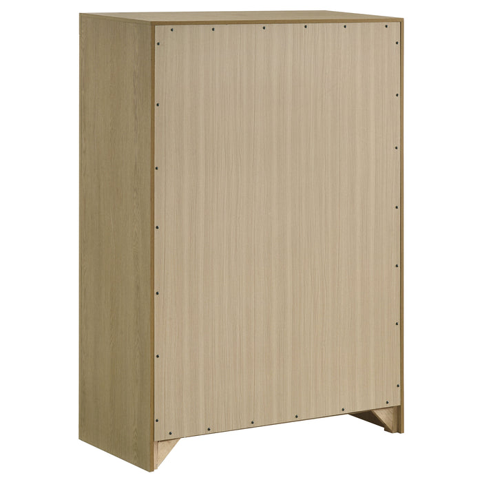 Hendricks 5-piece California King Bedroom Set Light Oak