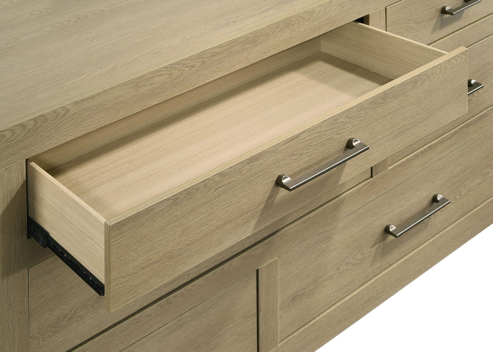 Hendricks 5-piece California King Bedroom Set Light Oak
