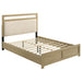 Hendricks 5-piece queen bedroom set by CoasterEveryday in light oak wood, includes bed frame, dresser, and matching nightstands.