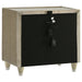 Lorient 4-piece California King bedroom set by CoasterEveryday featuring ivory and camel-toned furniture with a modern design.