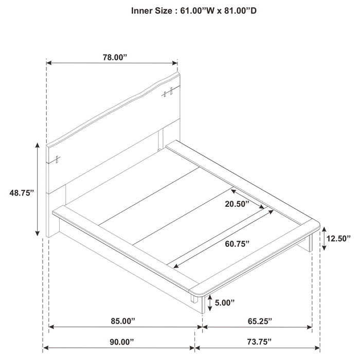 Stillwater Queen Platform Bed