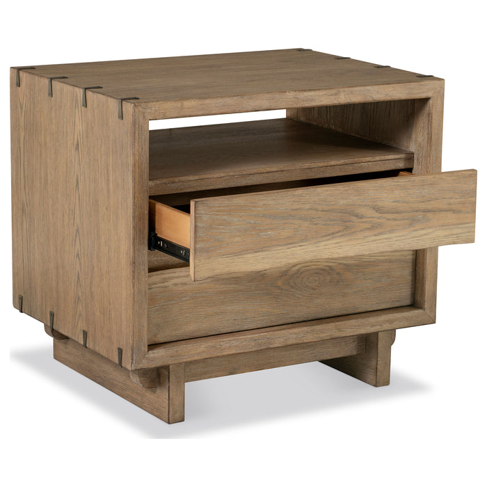 Stillwater 2-drawer Nightstand Weathered Oak