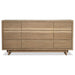 Weathered oak Stillwater 9-drawer dresser by CoasterEveryday, showcasing sleek wooden furniture with ample storage and modern design.