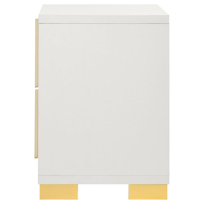 Marceline 2-drawer Nightstand White