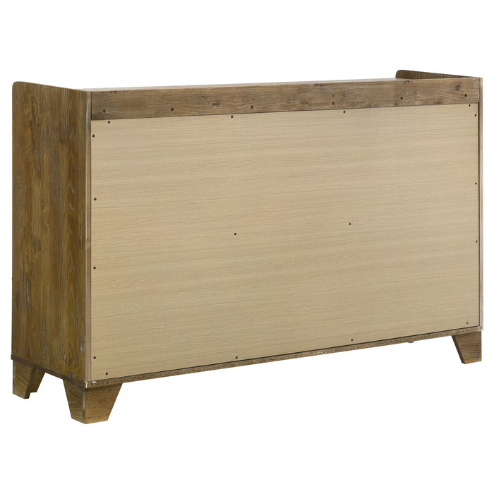 Henderson 5-piece Eastern King Bedroom Set Medium Oak