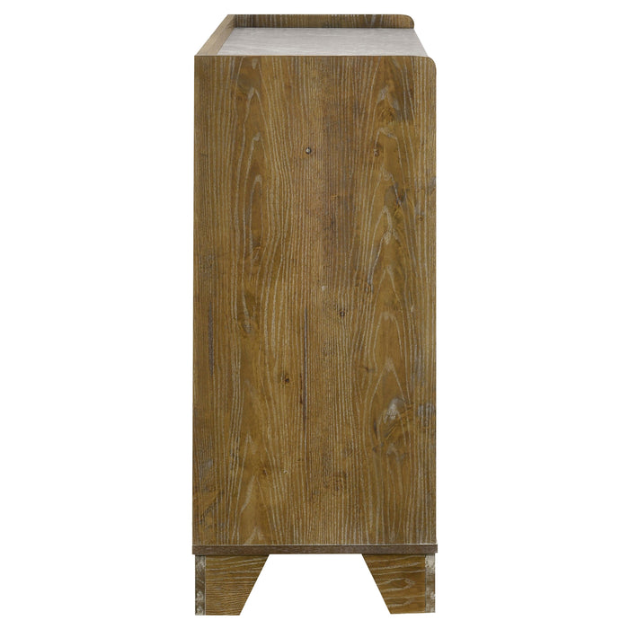 Henderson 6-drawer Bedroom Dresser Cabinet Medium Oak