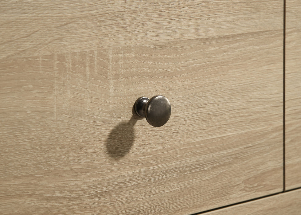 Arielle Bedroom Dresser with Mixed Hardware Light Oak