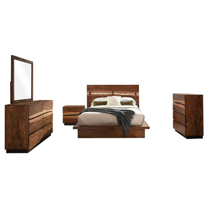 Winslow 5-piece Queen Bedroom Set Smokey Walnut
