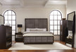 Durango 4-piece California King bedroom set by CoasterElevations featuring smoked peppercorn finish and modern furniture design.