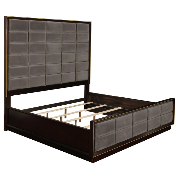 Durango 4-piece California King Bedroom Set Smoked Peppercorn