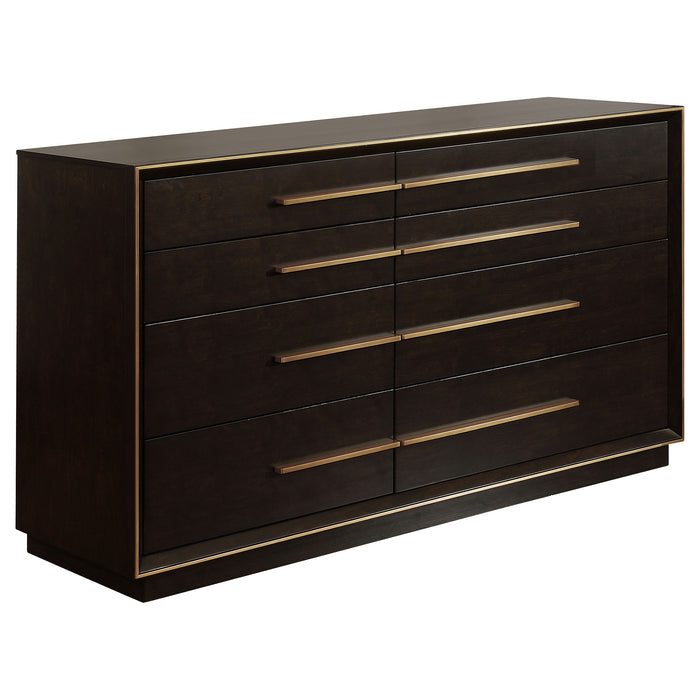Durango 4-piece California King Bedroom Set Smoked Peppercorn