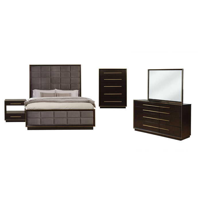 Durango 5-piece California King Bedroom Set Smoked Peppercorn