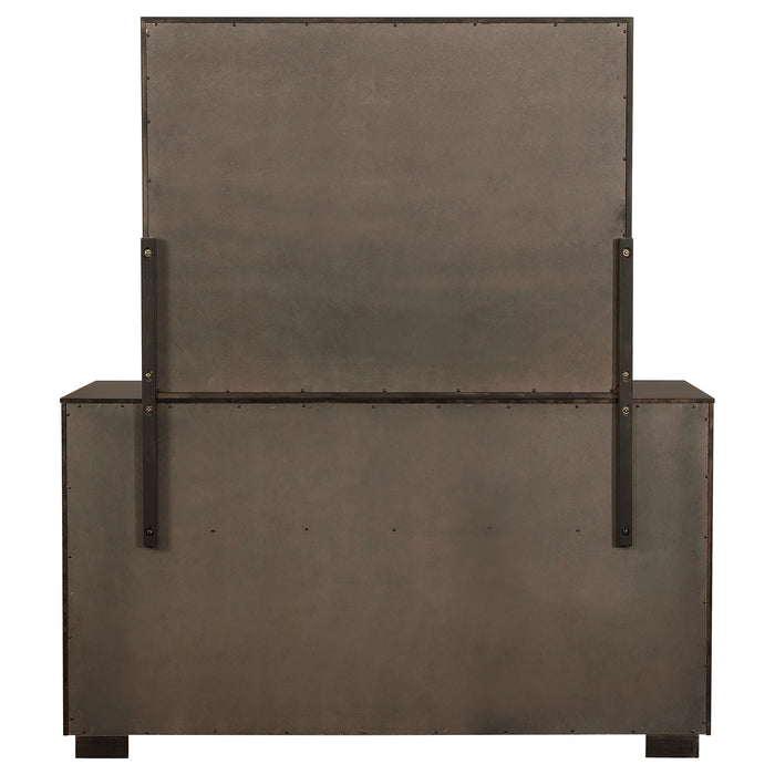 Durango 8-drawer Dresser with Mirror Smoked Peppercorn