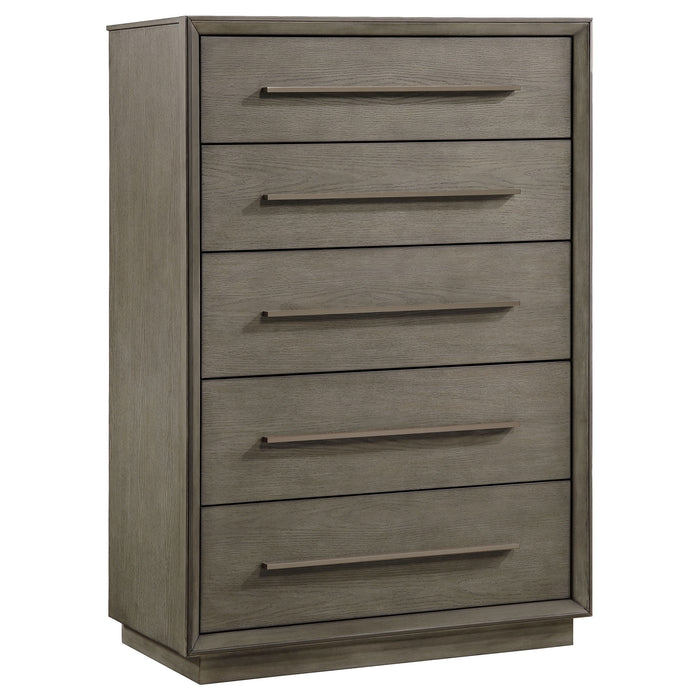 Durango 5-piece Eastern King Bedroom Set Taupe Oak