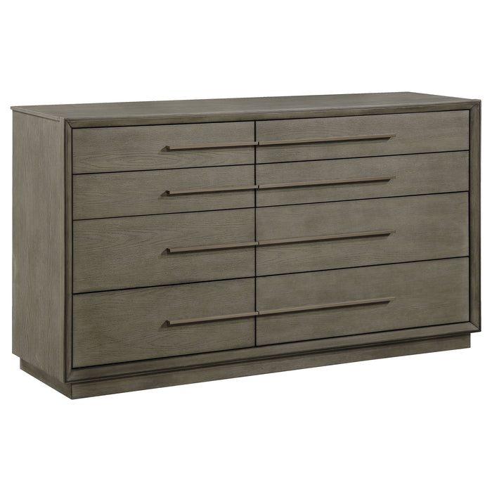 Durango 4-piece California King Bedroom Set Taupe Oak