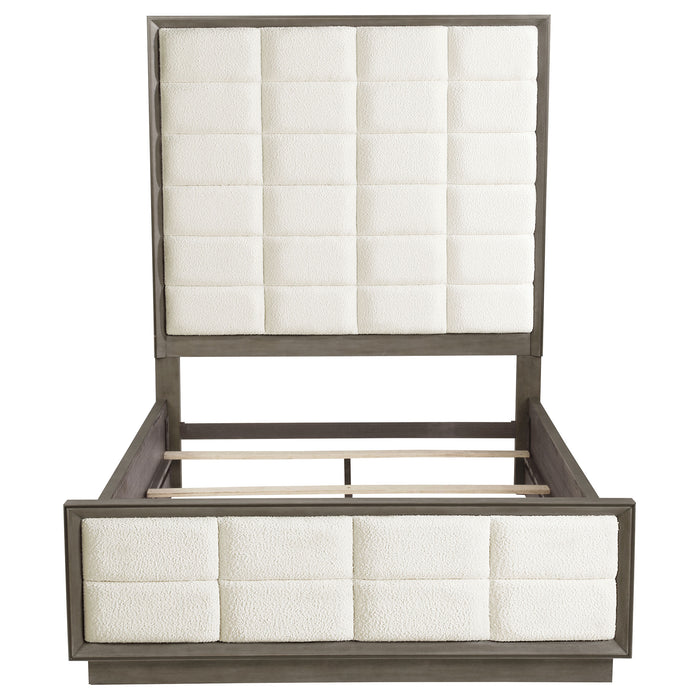 Durango 80-inch Queen Panel Bed Taupe Oak
