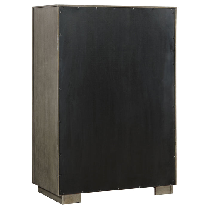 Durango 5-drawer Bedroom Chest Taupe Oak