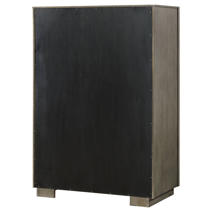 Durango 5-drawer Bedroom Chest Taupe Oak