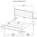 Wright 5-piece Eastern King bedroom set by CoasterEveryday featuring brown oak finish and coordinated furniture pieces.