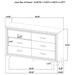 CoasterEveryday Wright 5-piece Eastern King bedroom set in brown oak with bed frame, nightstands, and dresser visible in image.