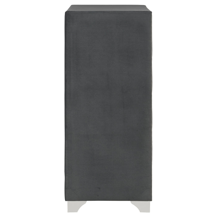 Melody 5-drawer Bedroom Chest Grey