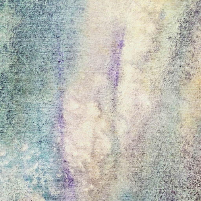 8' X 10' Abstract Washable Area Rug With UV Protection (646772) - Blue / Purple / Ivory