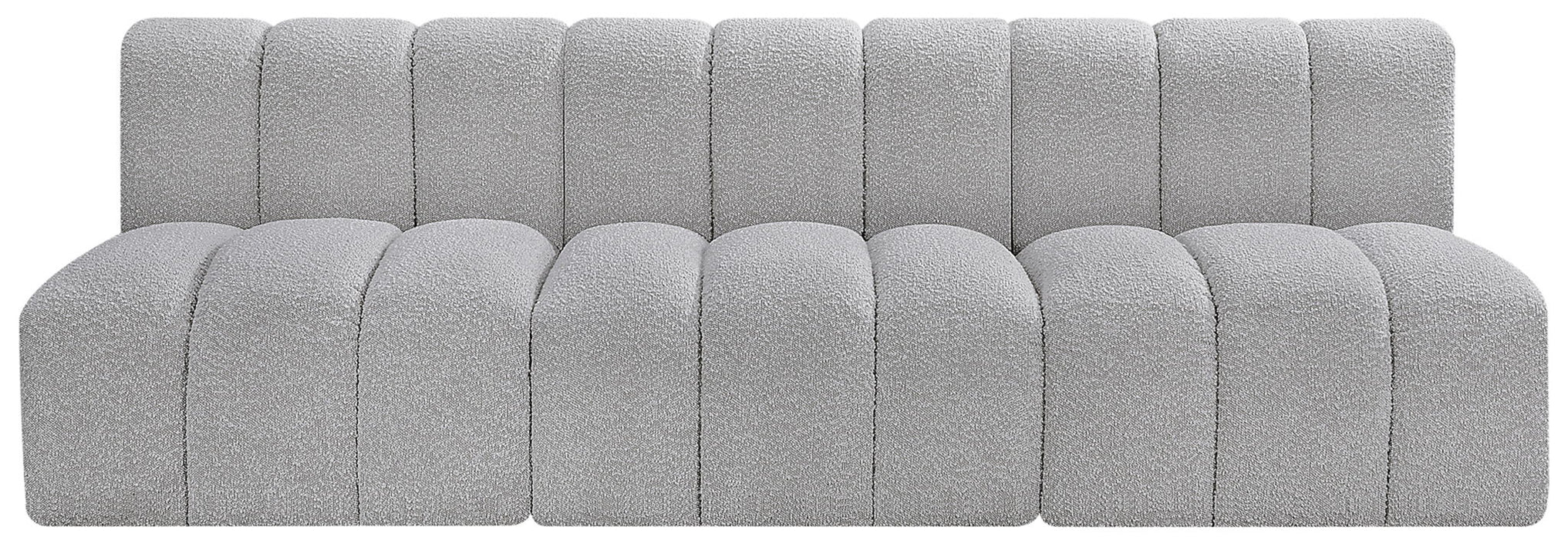 Arc - Boucle Fabric 3 Seats Modular Sofa
