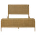 Arini 3-piece queen bedroom set by CoasterEveryday in sand wash finish with natural cane accents