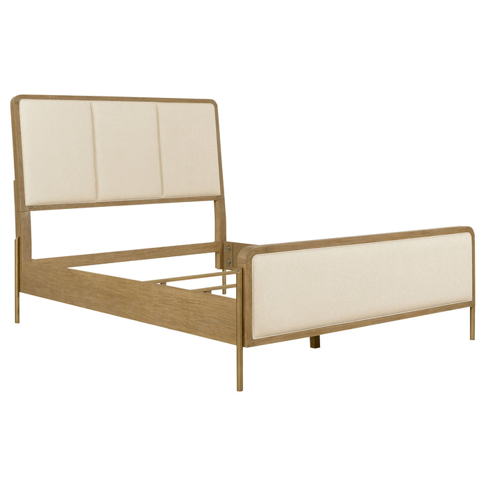 Arini 5-piece California King Bedroom Set Cream and Sand Wash