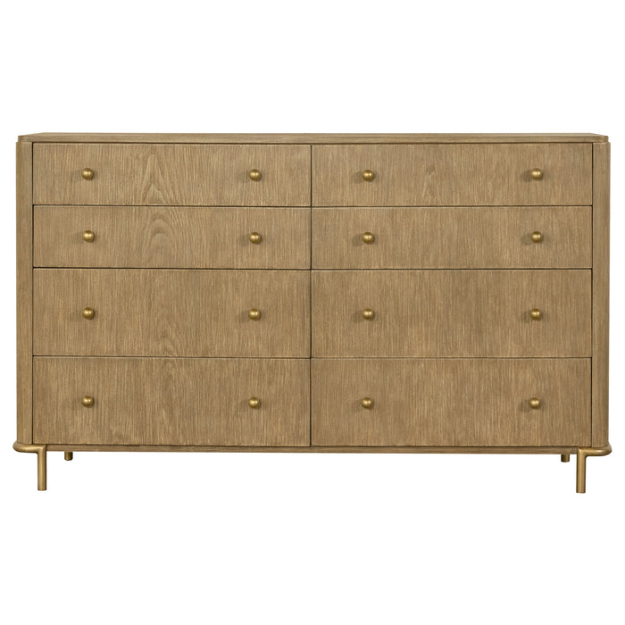 Arini 4-piece Queen Bedroom Set Cream and Sand Wash