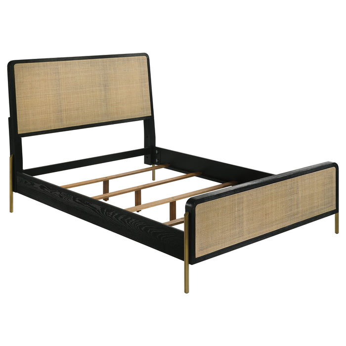 Arini 5-piece California King Bedroom Set Black and Natural