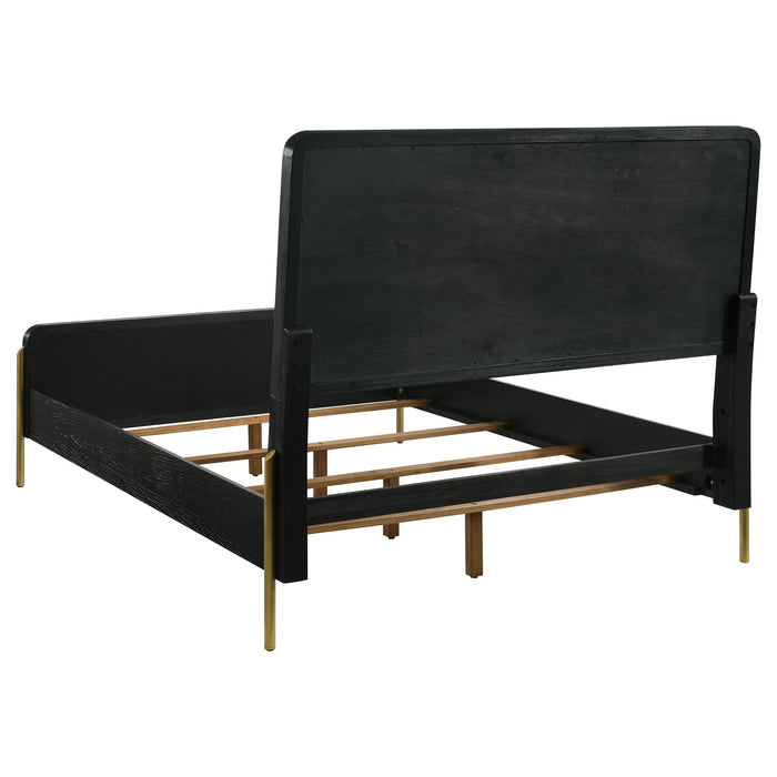 Arini 5-piece California King Bedroom Set Black and Natural