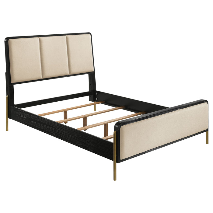 Arini 5-piece California King Bedroom Set Cream and Black