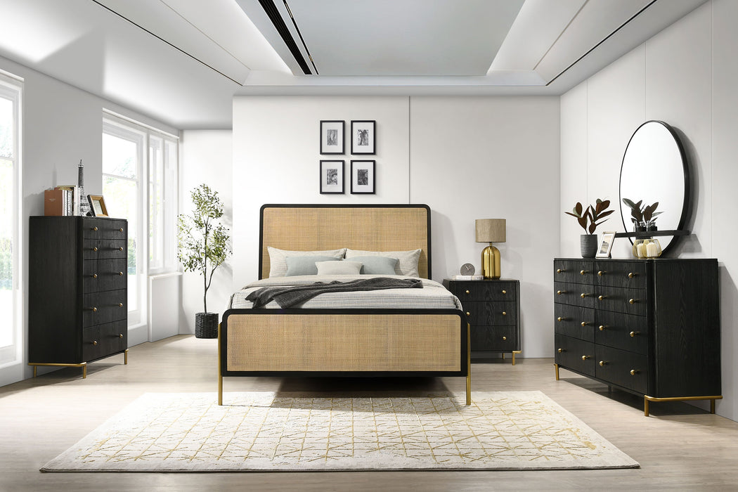 Arini 6-drawer Bedroom Chest Black