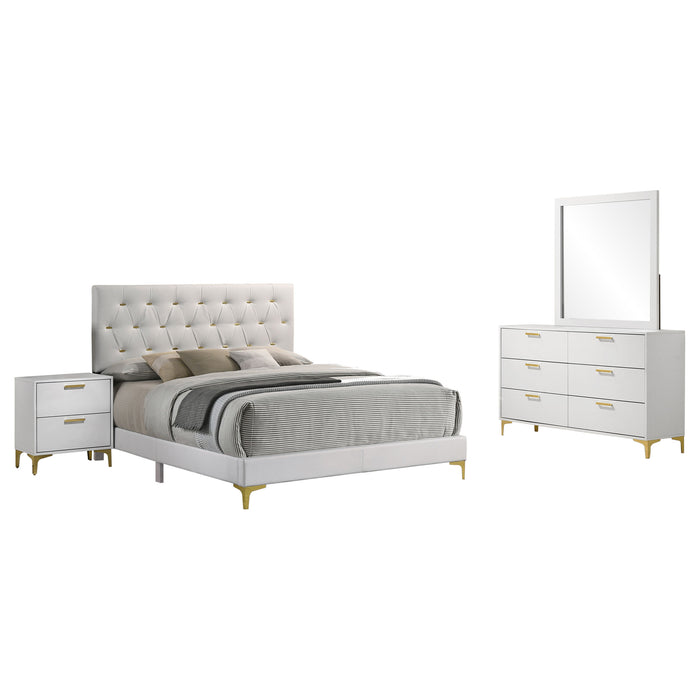 Kendall 4-piece California King Bedroom Set White