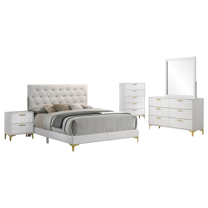Kendall 5-piece California King Bedroom Set White