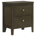 CoasterEveryday Wilkes 5-piece twin bedroom set with dark cocoa upholstered bed