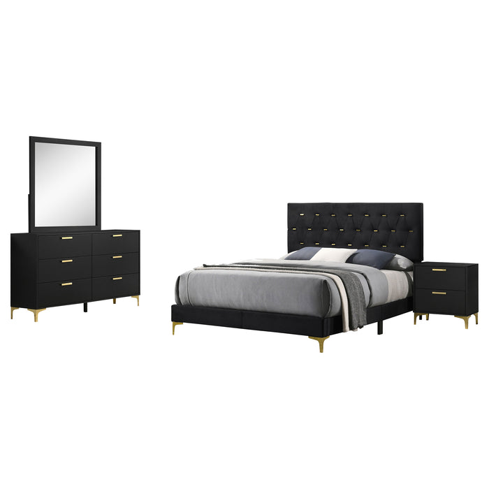 Kendall 4-piece California King Bedroom Set Black
