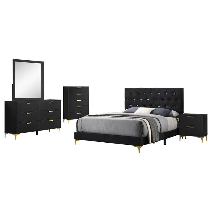 Kendall 5-piece Queen Bedroom Set Black
