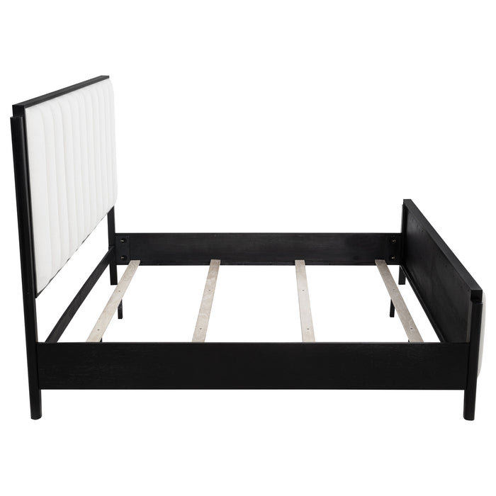 Brookmead 60-inch Upholstered Eastern King Bed Black
