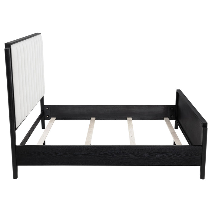 Brookmead 60-inch Upholstered Queen Bed Black