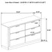Black Caraway 4-piece California King bedroom furniture set by CoasterEveryday, including bed frame, nightstands, and dresser.